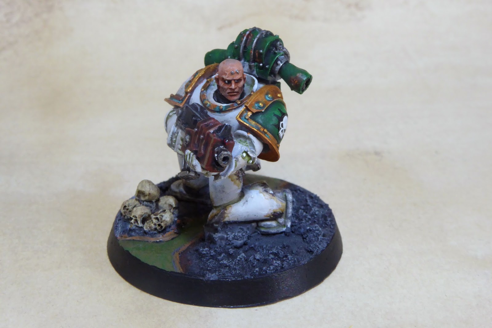 Old School Gaming 30K Painting Competition Death Guard Marine TODONE!