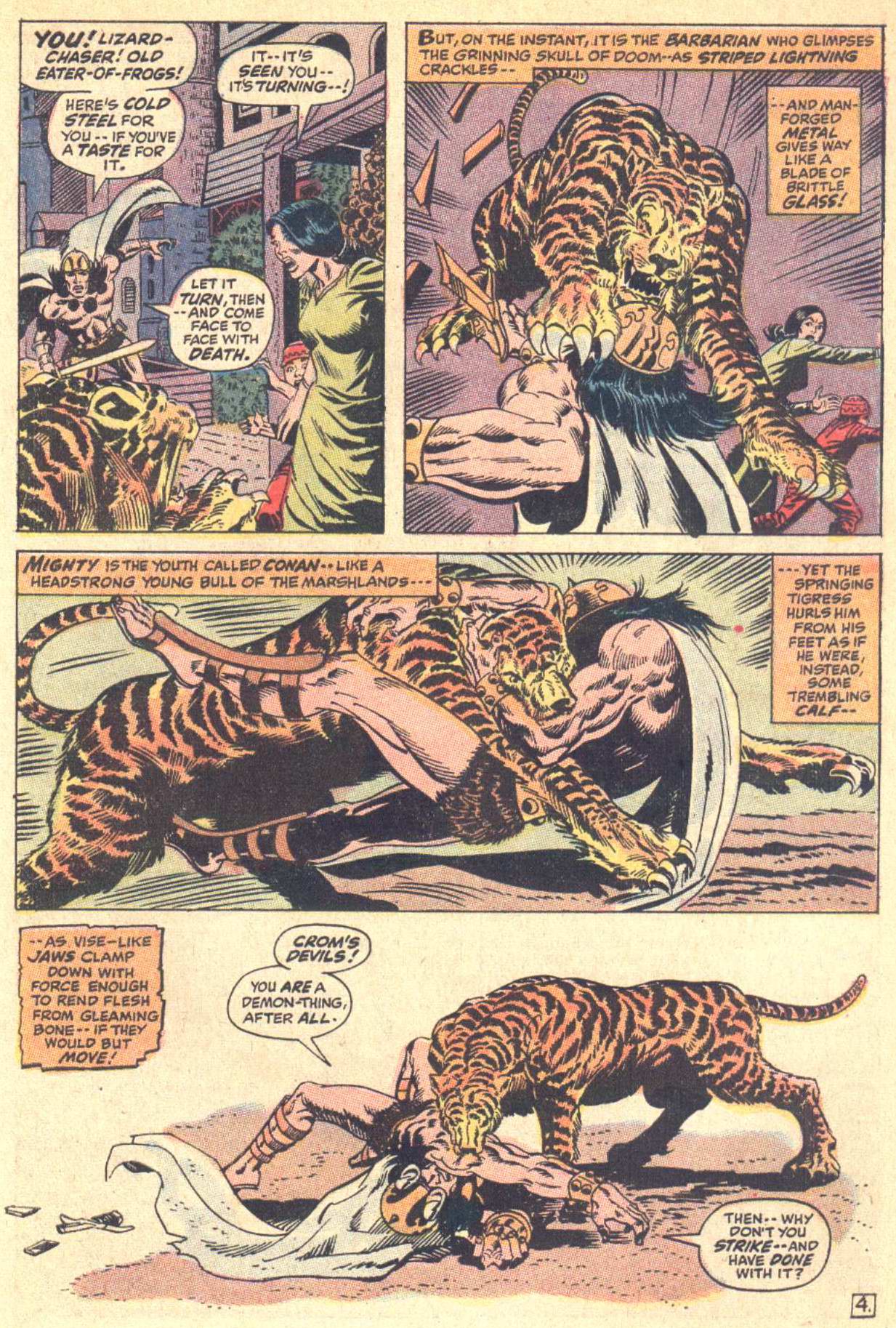 Read online Conan the Barbarian (1970) comic -  Issue #5 - 5