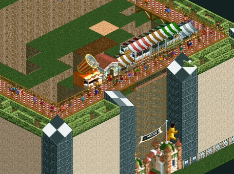 (스압주의) 롤러코스터 타이쿤 장인 - 킹무성