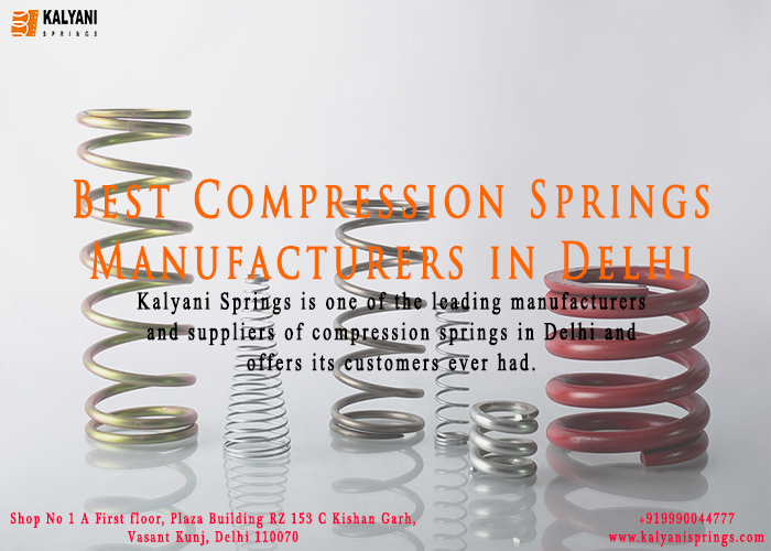 Manufacturing of Springs and Wireforms Compression Springs in Delhi