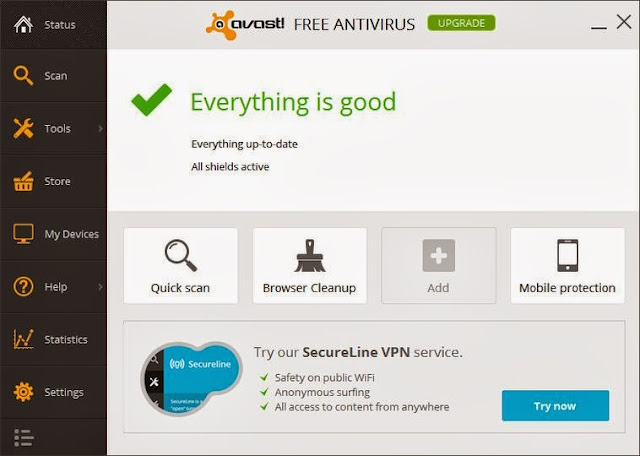 تحميل برنامج أفاست للحماية من الفيروسات أخر إصدار مجاناً Avast! Free Antivirus-2014-9-0-2006