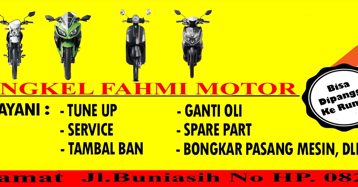 Contoh Spanduk Bengkel Ac desain spanduk kreatif