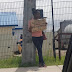 Another young Lady spotted in Lagos State with a placard asking for employment