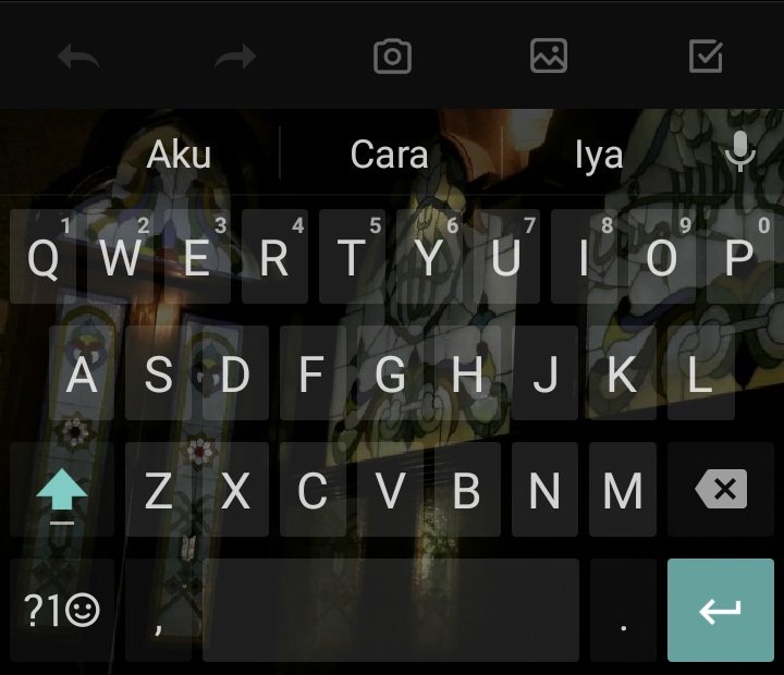 Mengganti Tema Google Keyboard Dengan Background Foto Redmi