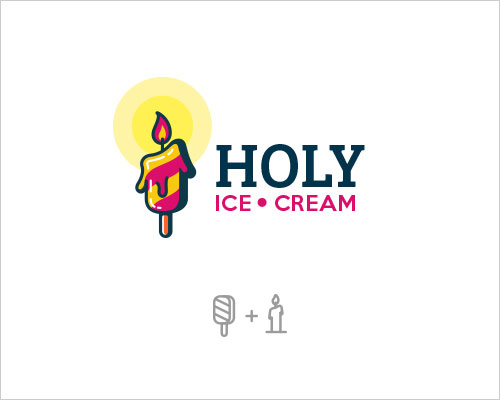 Logo Example - Holly Ice Cream