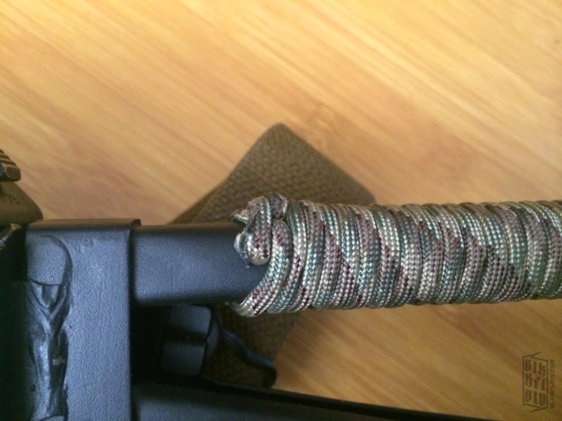 BLK RFL DIV AK47 Triangle Stock Paracord Wrap