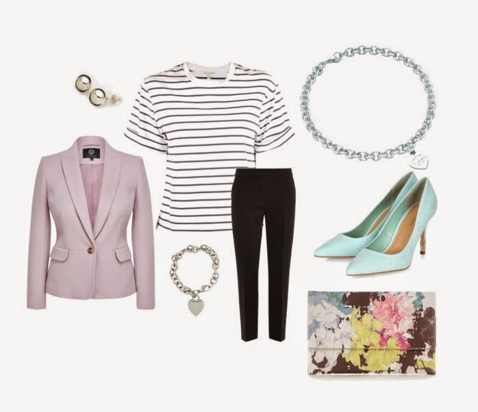 today's agenda Ways to wear a lavender blazer.