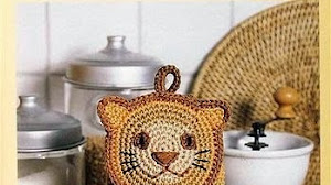 Patrones de agarradera manopla "Tigre" al crochet