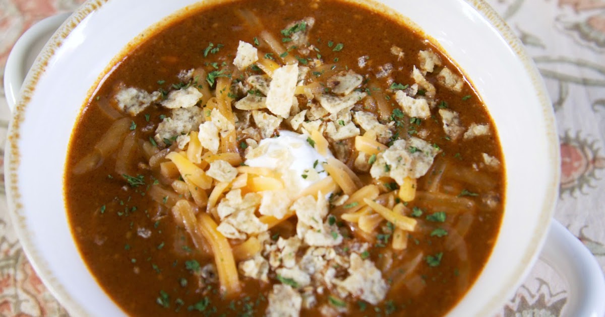 Beef Enchilada Soup {Slow Cooker} Plain Chicken®