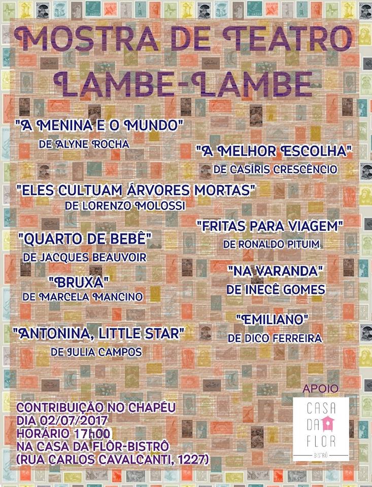 Mostra de Teatro Lambe Lambe