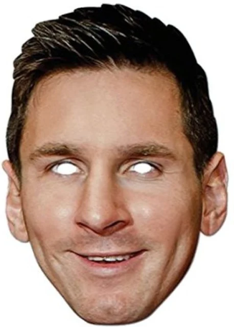 Máscara de Lionel Messi para Imprimir Gratis.