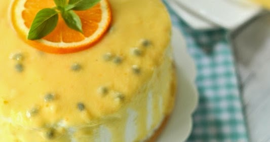 Golden Passion Fruit Cake Golden Passion Fruit Cake