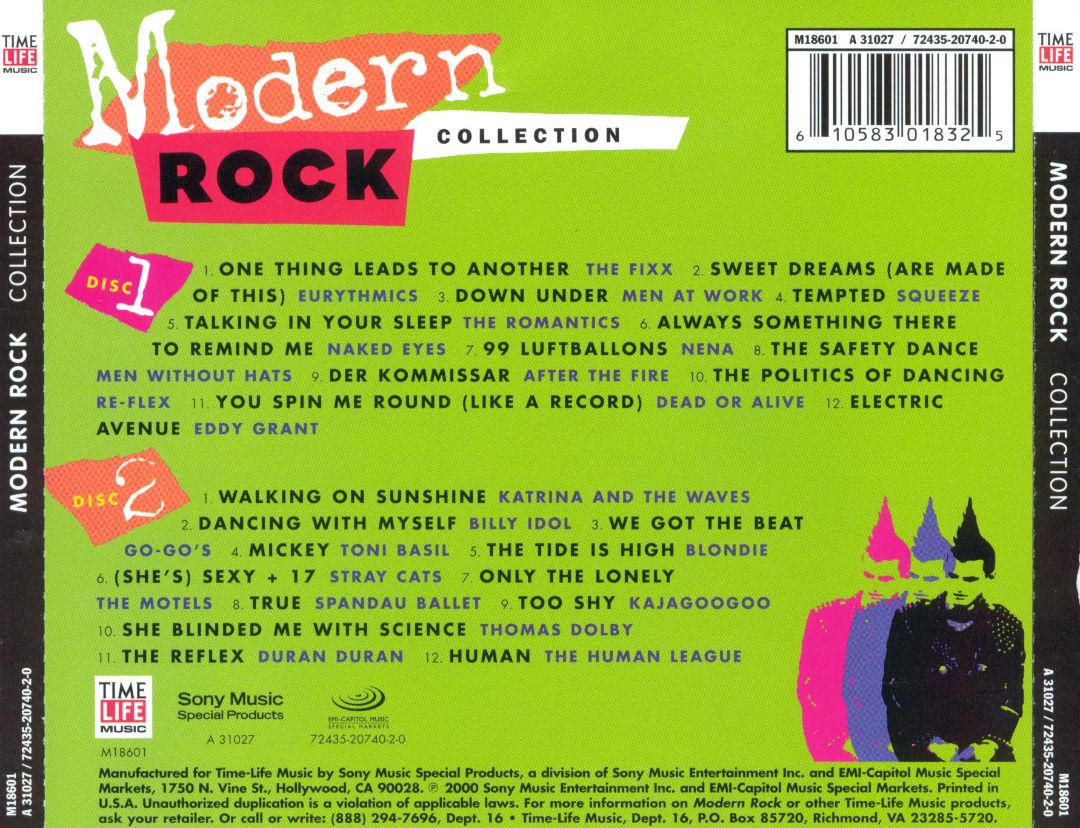 The Hideaway TimeLife's MODERN ROCK series (19992005) The Retail