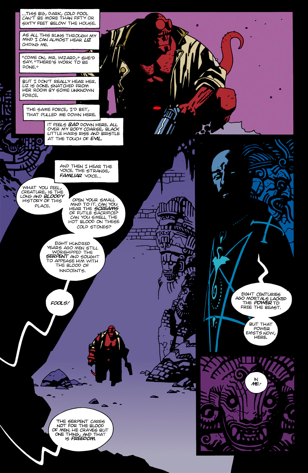 Read online Hellboy: Seed of Destruction comic -  Issue #3 - 4