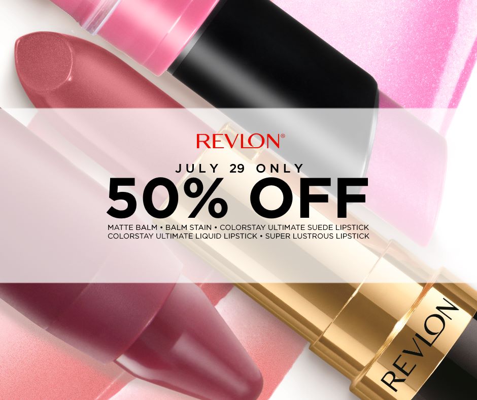 Manila Shopper Revlon National Lipstick Month SALE July 2017
