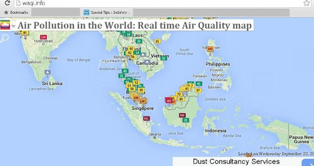 Ingin Tahu Tingkat Polusi Udara Di Dunia, Gunakan Peta Interaktif Ini