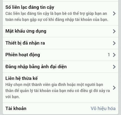 Cach tam khoa Facebook