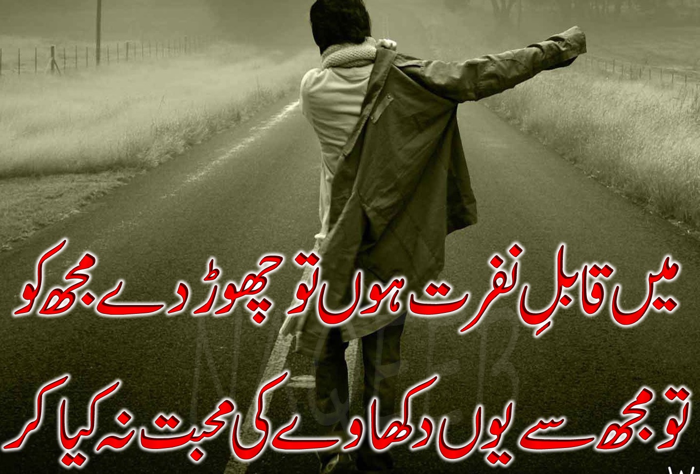 Two Lines Poetry in Urdu for Sad Boys - Sad Poetry Urdu