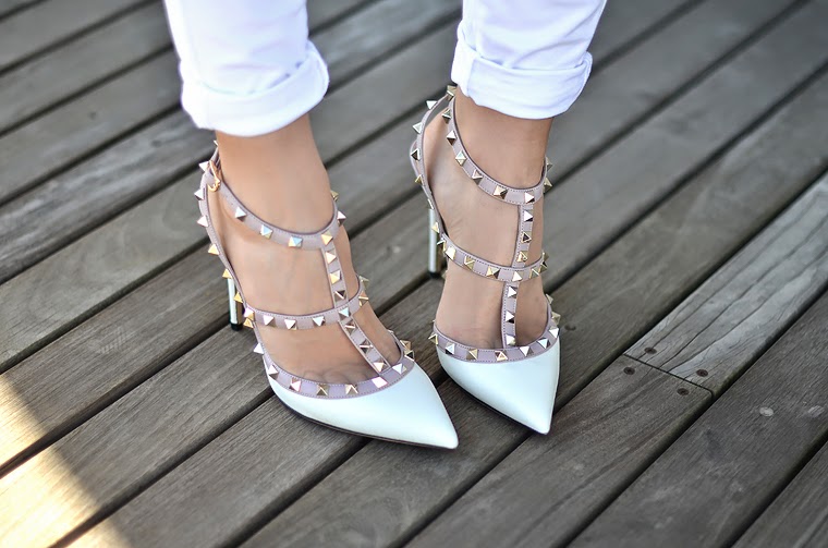 Fashion Cognoscente: The Look for Less: Valentino Rockstud Shoes
