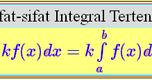 Penghitungan Dan Sifat Sifat Integral Tertentu Konsep Matematika Koma