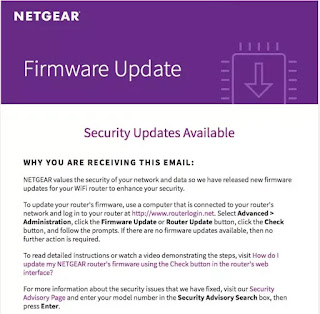 Netgear security update