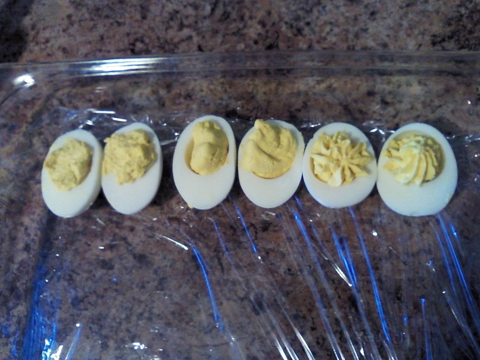 Young, Married and Practical Serving Deviled Eggs DIY Plate and