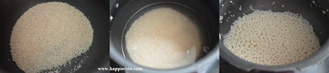 Step 1 - Varagu arisi Puliyodharai | Kodo Millet Tamarind Rice