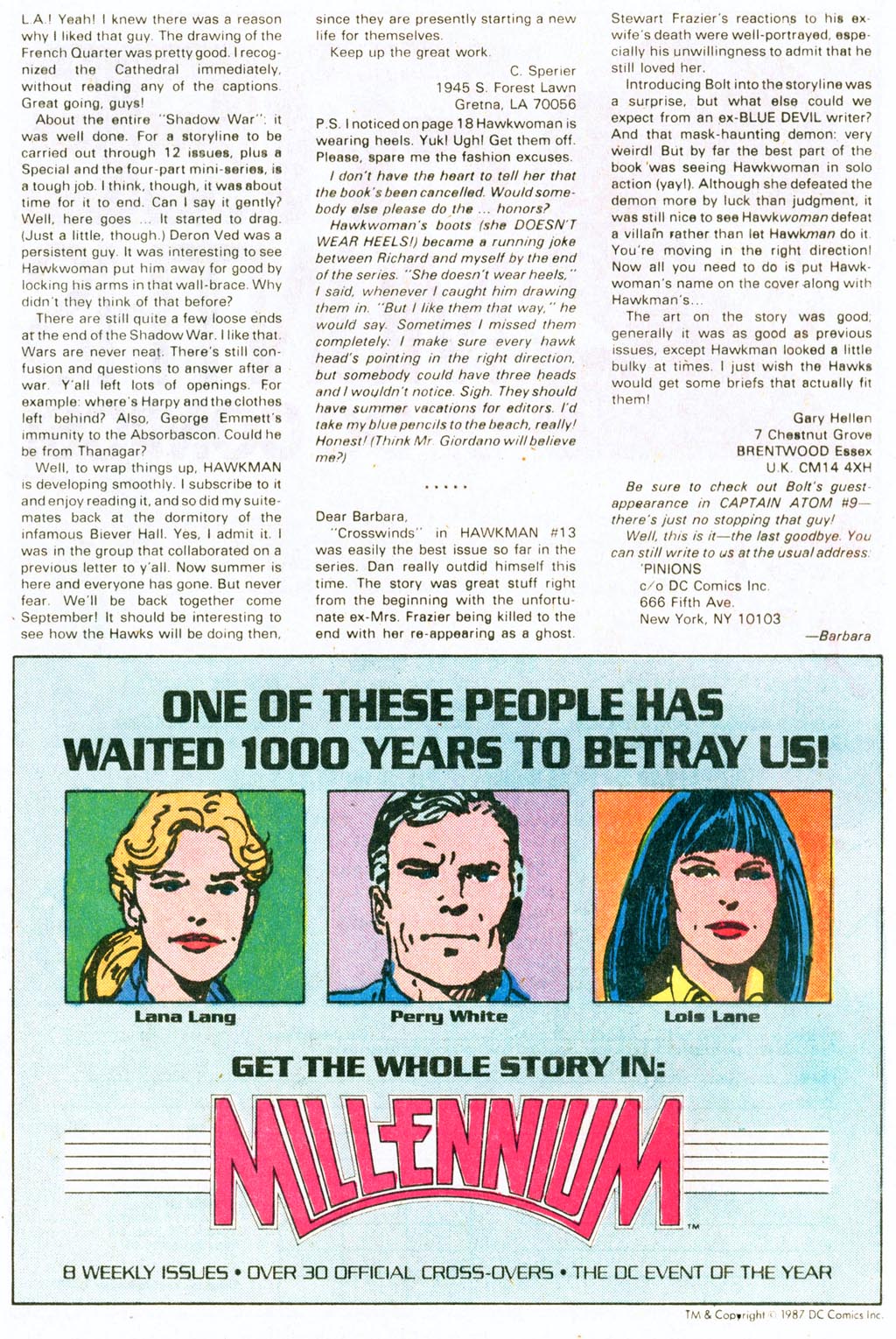 Read online Hawkman (1986) comic -  Issue #17 - 25