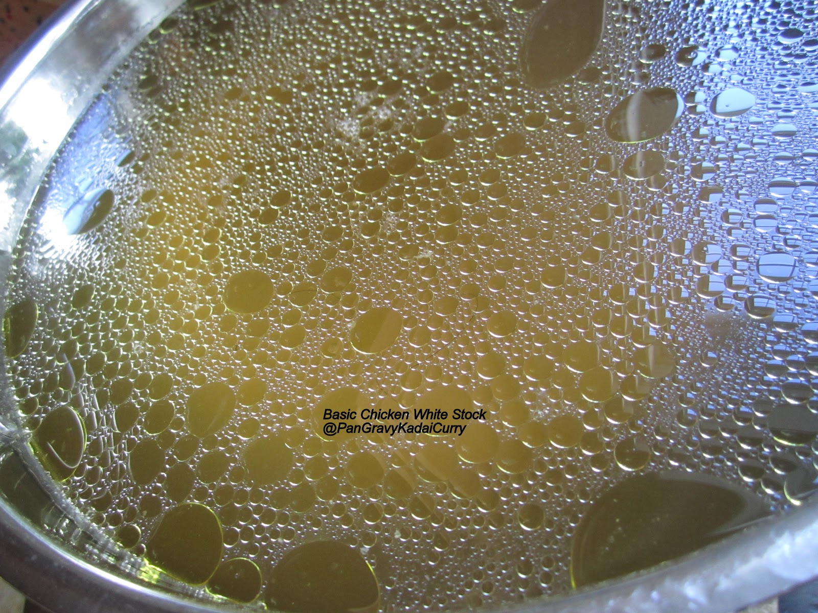 Pan Gravy Kadai Curry Basic "White" Chicken Stock