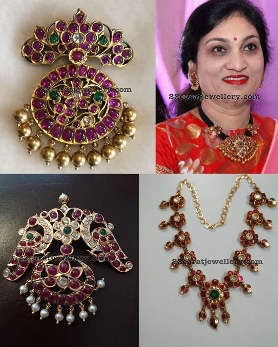 Burmese Rubies Pendant Sets - Jewellery Designs