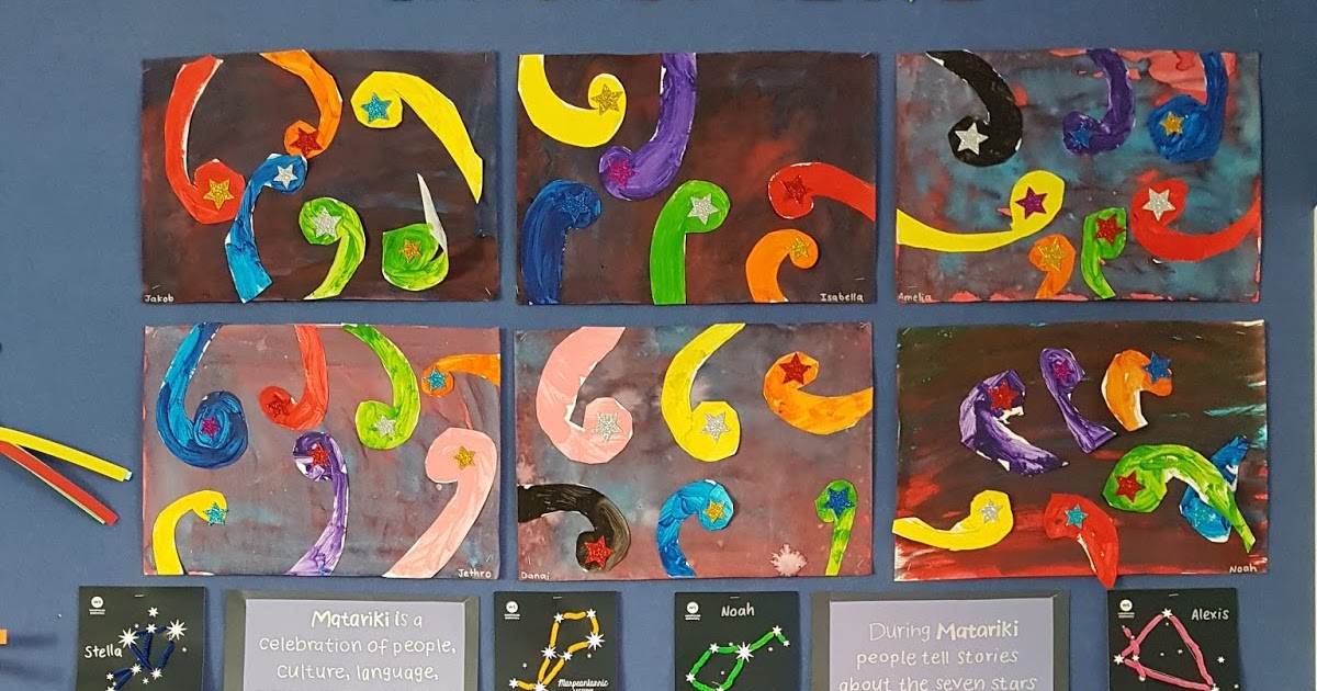 Room 9 Learning Hub Matariki art