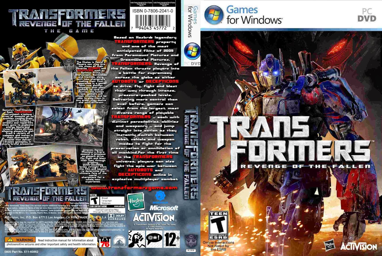 descarga Juegos mega pc Transformers 2 La Venganza de los Caídos [Español 100]