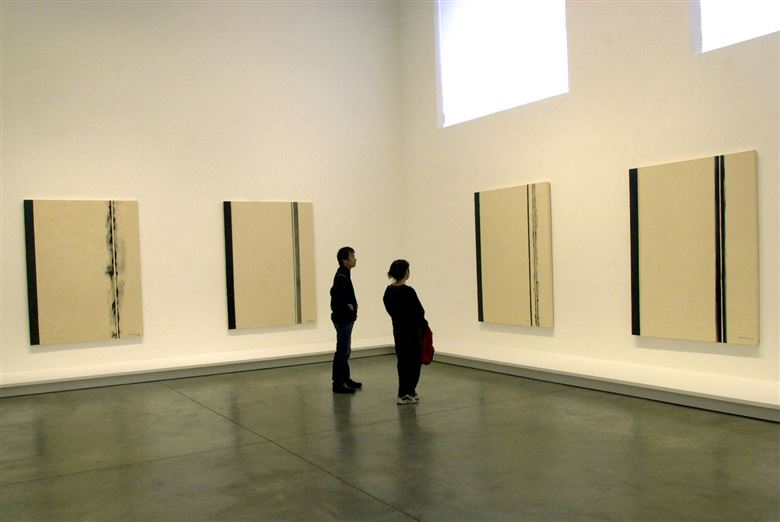 Живопись цветового поля картины барнетт ньюман