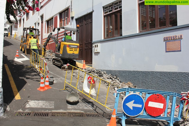 Comienzan los trabajos de renovación de las calles Huertas, Garome y Las Angustias, en el barrio de San Sebastián