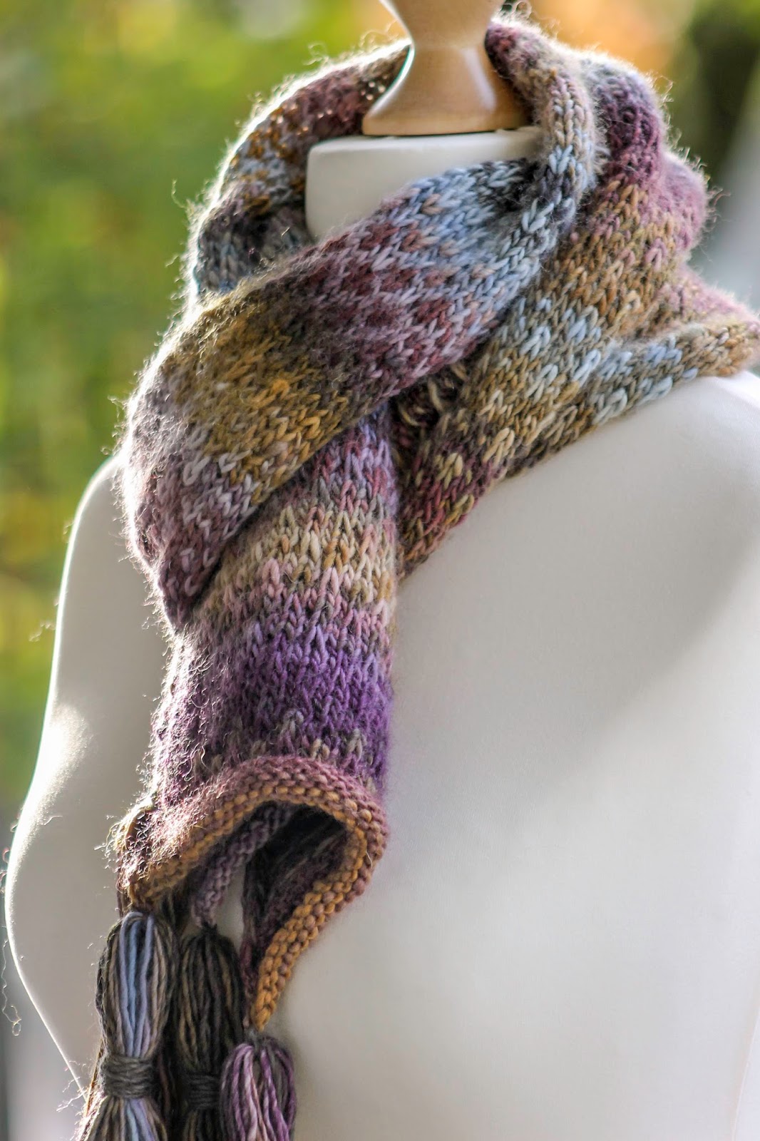 Balls to the Walls Knits Swiss Check Scarf