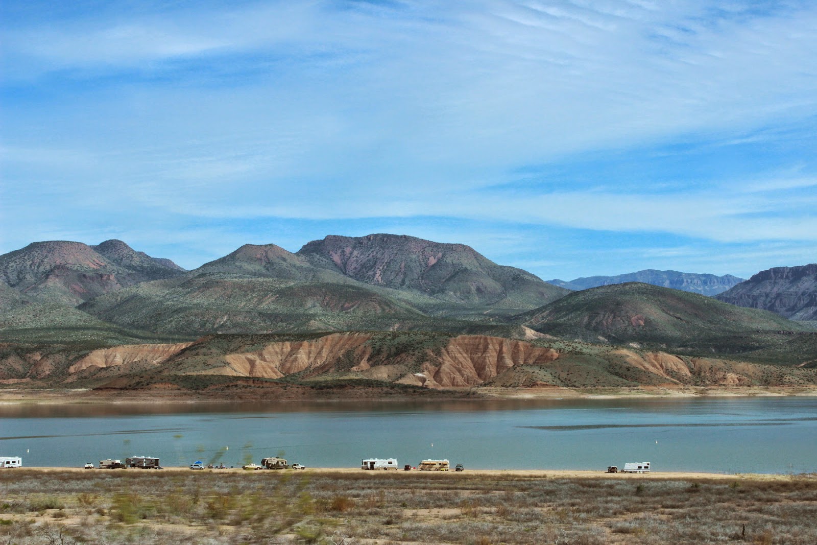 J and B and Lady Blue Roosevelt Lake,Tonto Nat. Monument, and Natural