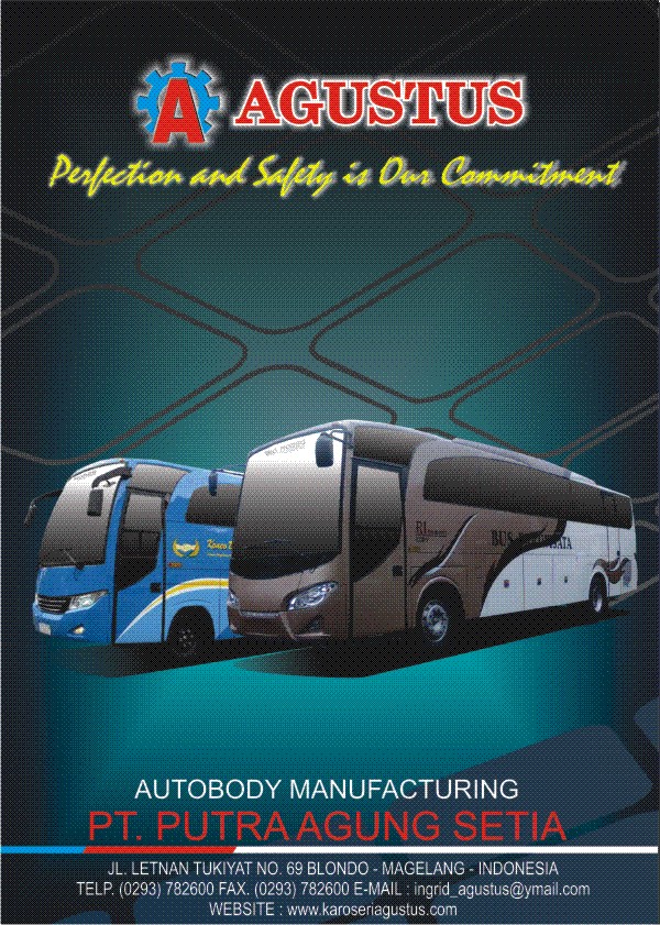 Karoseri Catur Bus: Brosur Karoseri AGUSTUS Magelang