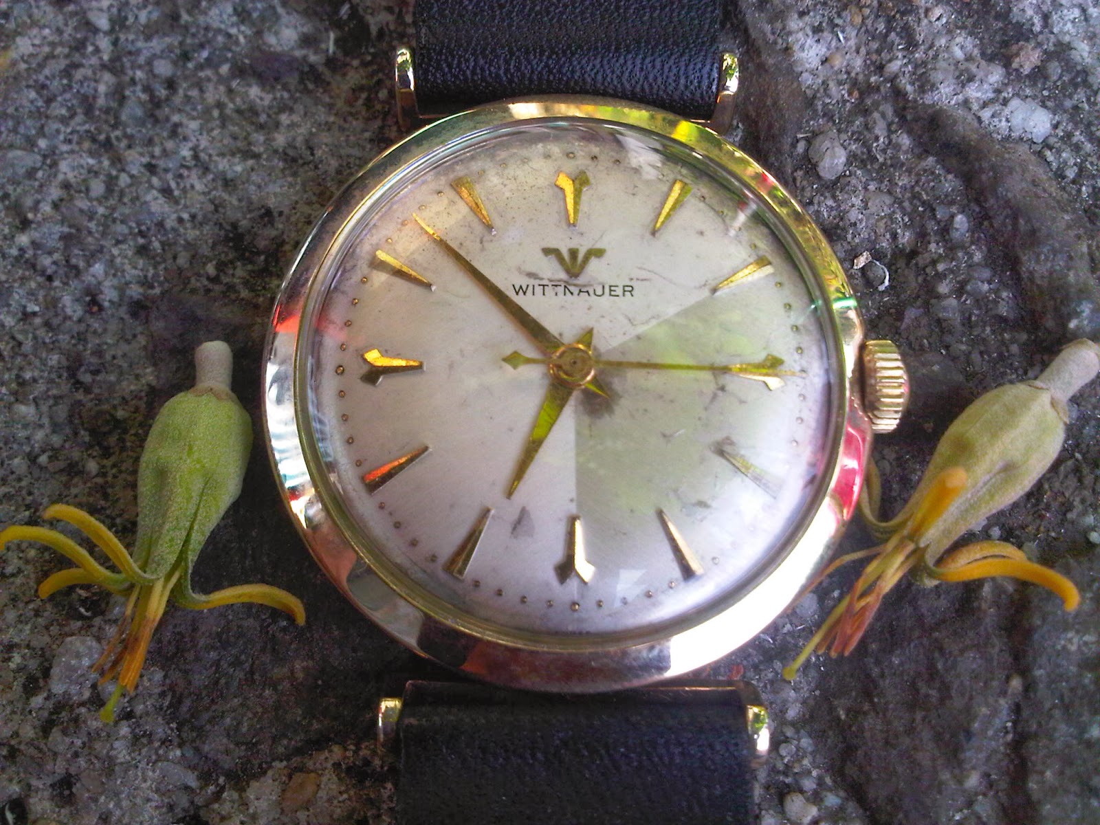 Vintage Wrist Watch " WITTNAUER " 10K.G.F.Top.