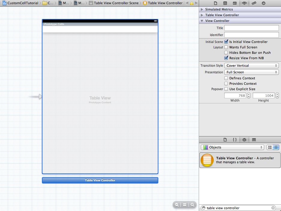 How to Use a Custom UITableViewCell. | programming ios