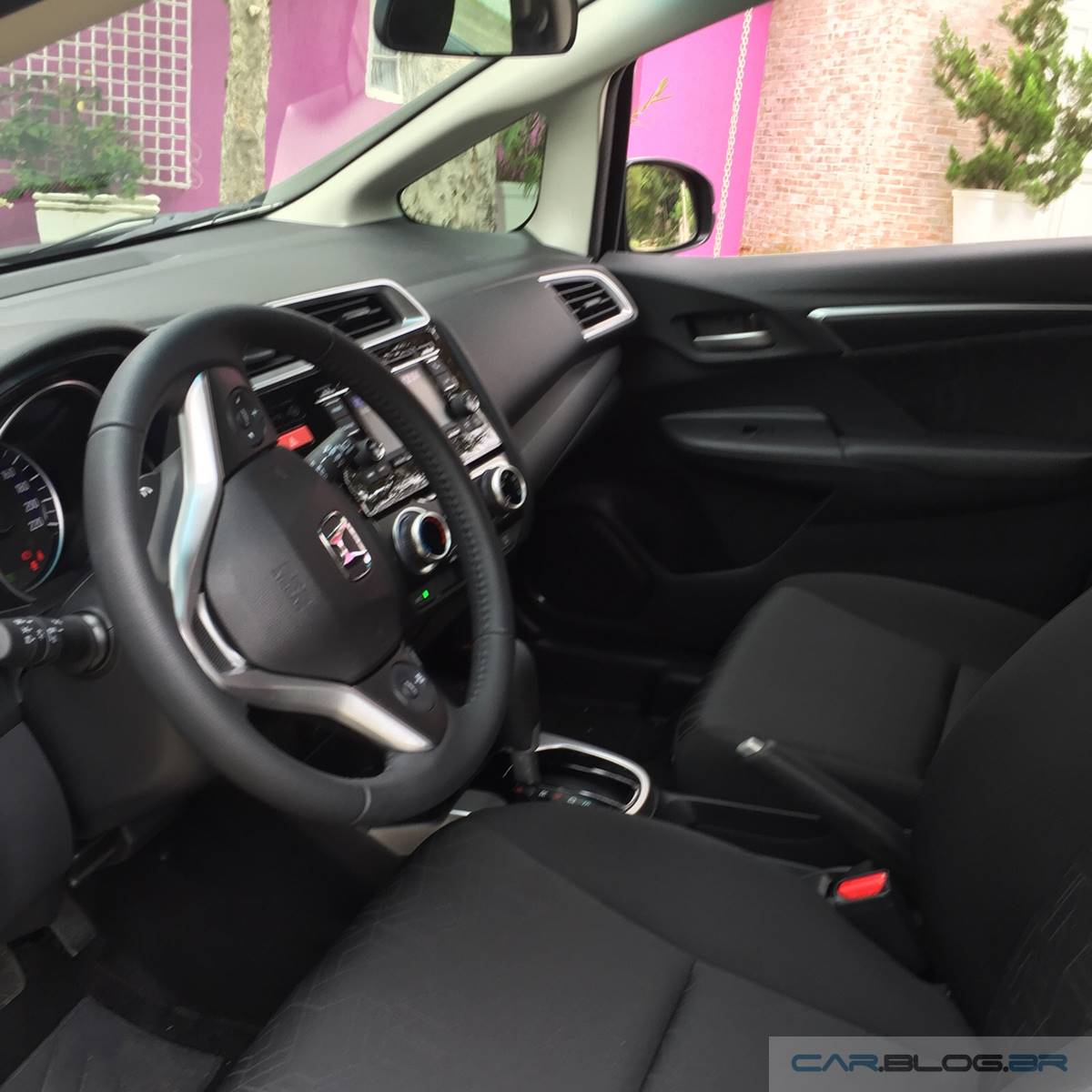 Honda FIT EX 2016 - teste de longa duração - interior