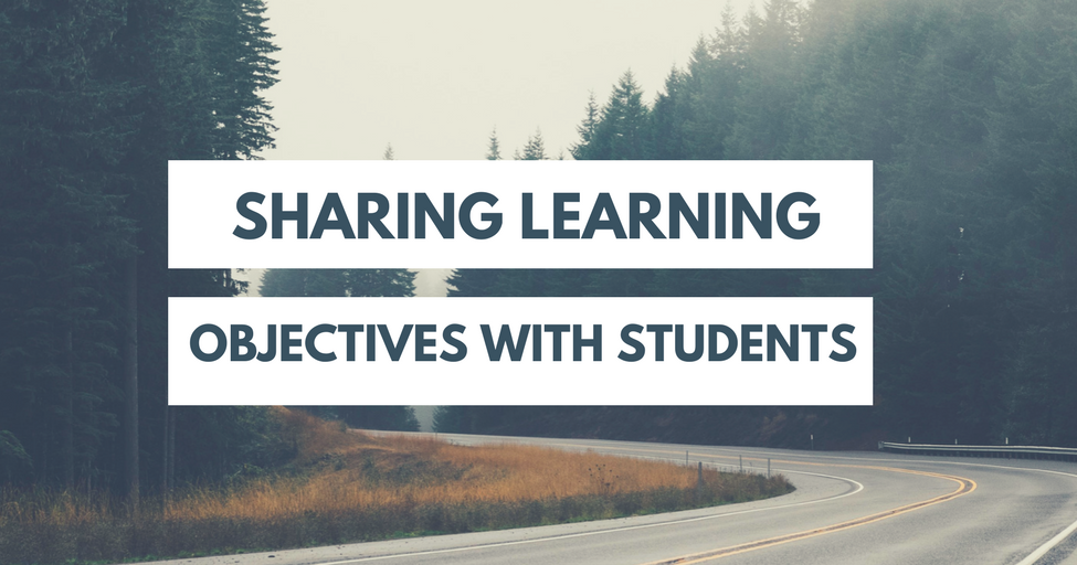 Sharing learning objectives some PE examples swimguide