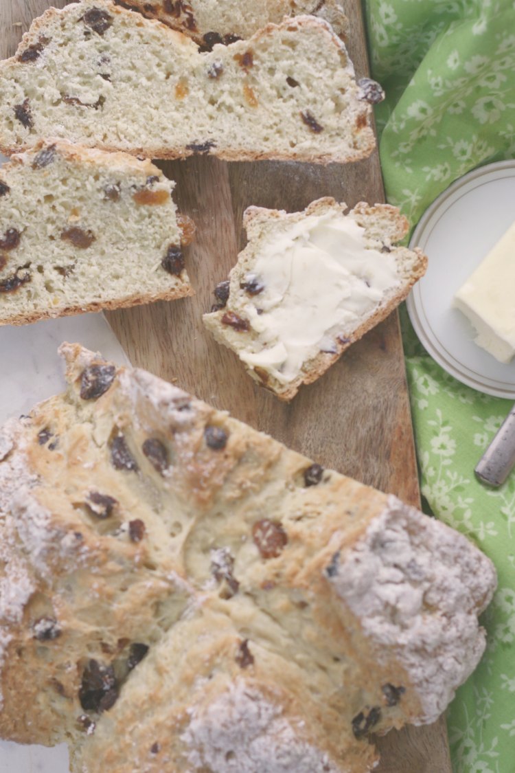 Spotted Dog (Irish Soda Bread w/ Raisins) All Roads Lead to the Kitchen