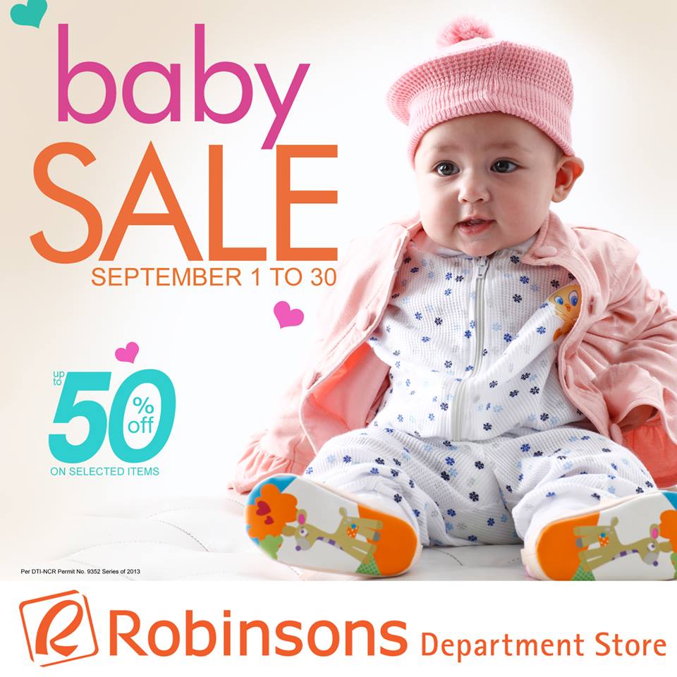 Manila Shopper Robinsons Department Store SALE Sept 2013