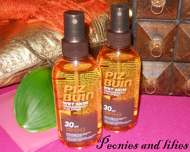 Piz Buin wet skin transparent sun spray, Piz Buin, Piz Buin wet skin transparent sun spray spf30, lightweight sunscreen