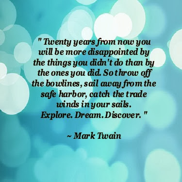 We all need to be willing to Explore, Dream, and Discover!