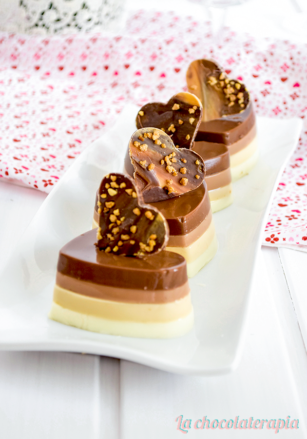 Mini tartas de cuatro chocolates — La chocolaterapia