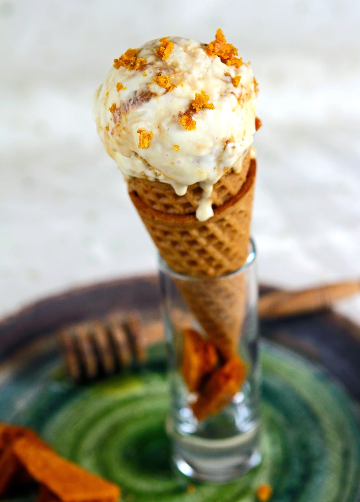 jude's vegan honeycomb ice cream