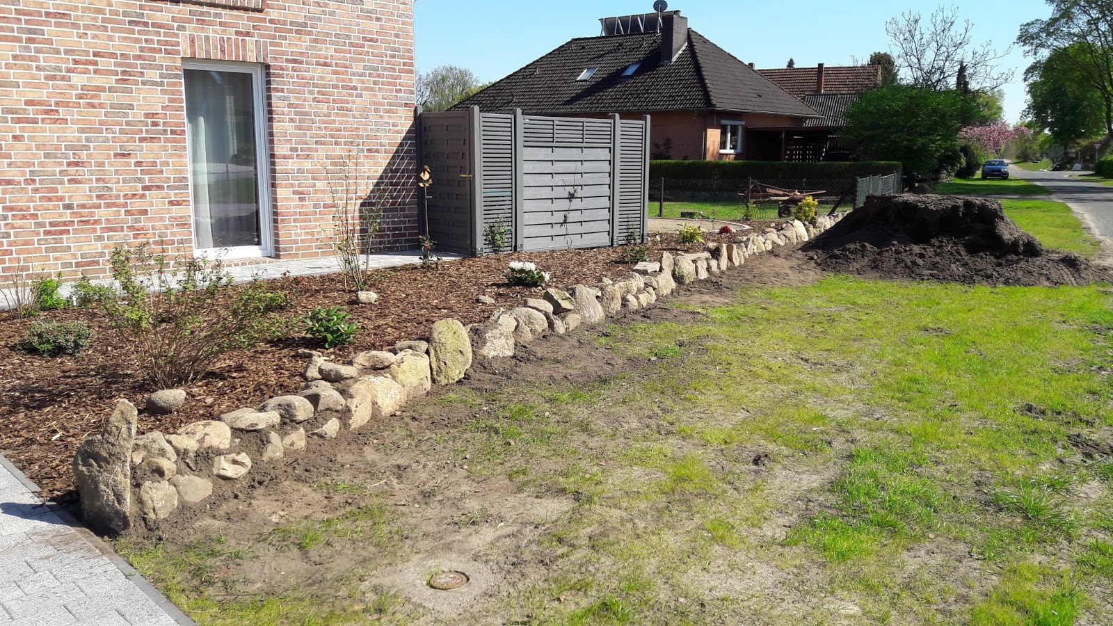 Ein Traumhaus Fur Familie S Unsere Mauer Ist Fertig