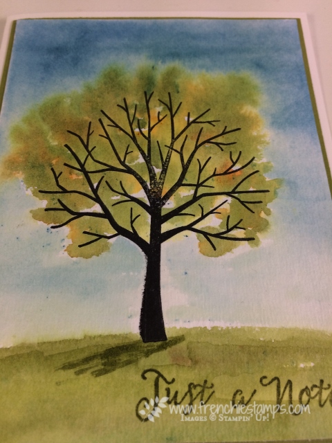 Brusho Sheltering Tree Brusho, Watercolor, sheltering tree, stampin'up!,