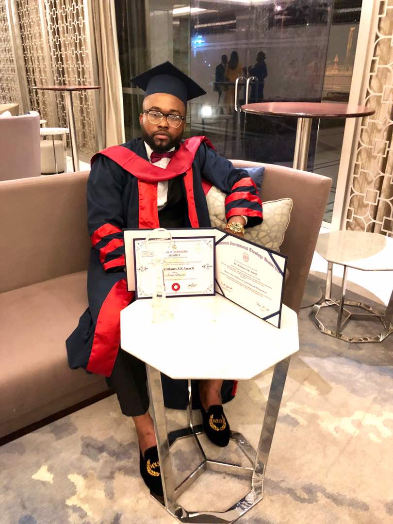 Meet Dr. Williams S.K Anarfi : The Young African Innovator Awarded Best Global Business Growth Influencer At The World Changers Summit In Dubai